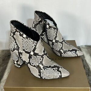 Brand New Snake Print Booties